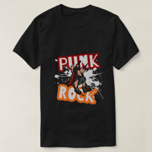Punk Rock Gitarist Muziekgraphics T-Shirt