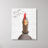 Punk Rock Goose Canvas Afdruk (Voorkant)