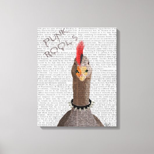 Punk Rock Goose Canvas Afdruk (Voorkant)