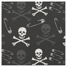 Punk Rock Gothic Grunge Skulls Zwart