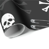 Punk rock heavy metal muziek cadeaupapier (Rol Hoek)