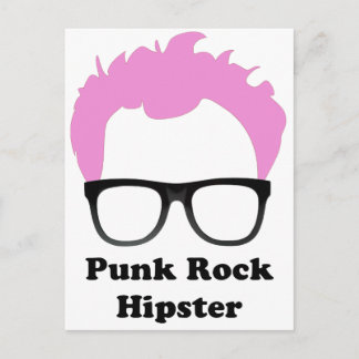 Punk Rock Hipster Briefkaart