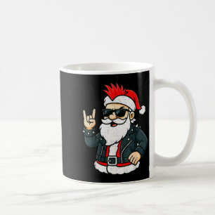 Punk Rock Kerstman Emo Kerst Rocker Pyjama Koffiemok
