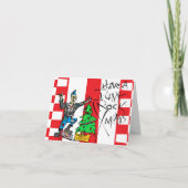 PUNK ROCK KERSTMISEXPERIENCE FEESTDAGEN KAART (Voorkant)