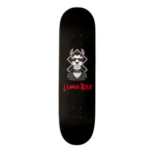 Punk Rock Llamas Rule Persoonlijk Skateboard