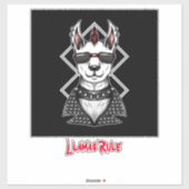 Punk Rock Llamas Rule Sticker (Vel)