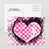 Punk Rock Love Wedding Bridal Shower Uitnodiging (Voorkant / Achterkant)