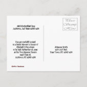 Punk Rock Love Wedding Bridal Shower Uitnodiging (Achterkant)