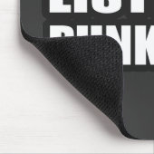 PUNK ROCK-meisje punker punk rocker ponst muziek Muismat (Hoek)