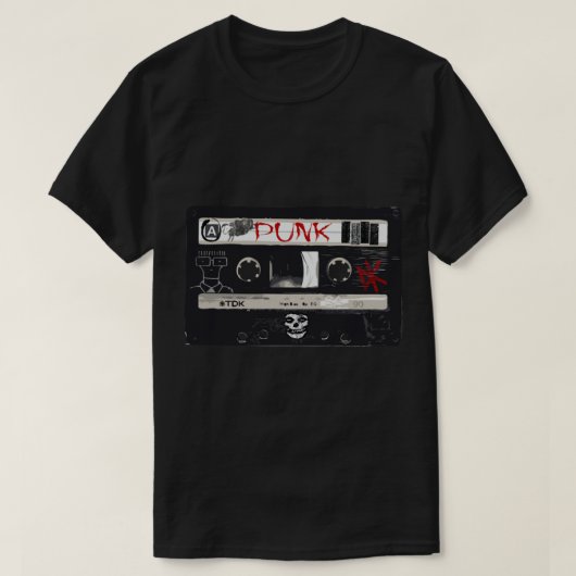 Punk Rock Mix Tape T-Shirt (Design voorkant)