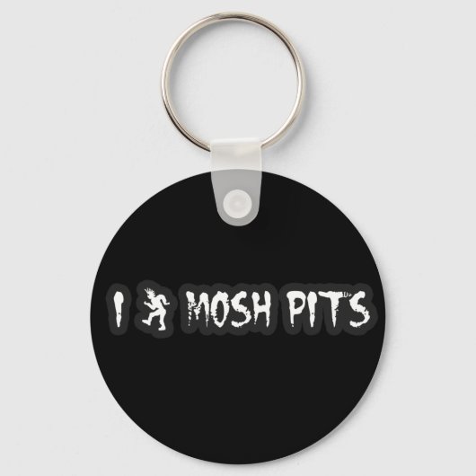Punk Rock Mosh pit jongens meisjes punk muziekkamp Sleutelhanger (Voorkant)