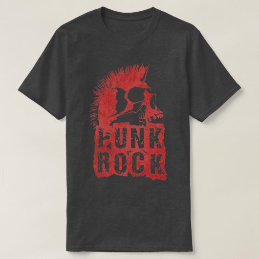 Punk Rock Music10 T-shirt (Design voorkant)