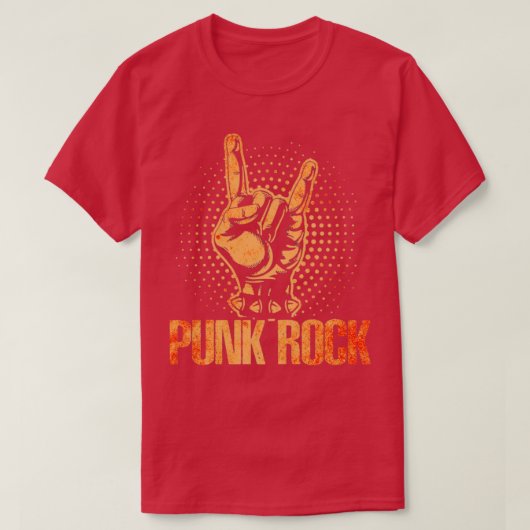 Punk Rock Music8 T-shirt (Design voorkant)