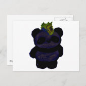 Punk Rock Panda 2 Briefkaart (Voorkant / Achterkant)