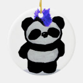 Punk Rock Panda Ornament (Achterkant)