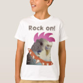 Punk Rock Parakeet T-shirt (Voorkant)