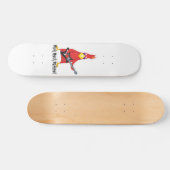 PUNK ROCK PARROT SKATEBOARD DECK (Horizontaal)