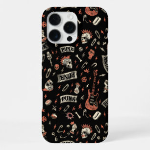 Punk Rock Patroon – Brutaal & Opstandig iPhone 16 Pro Max Hoesje