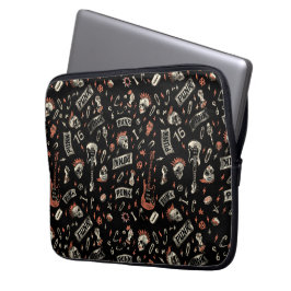 Punk Rock Pattern - Bold & Rebellious Laptop Sleeve