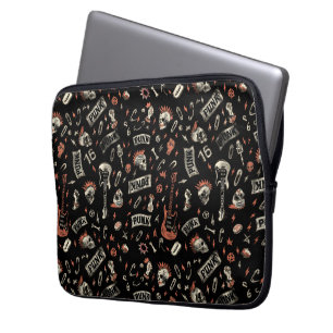 Punk Rock Pattern - Bold & Rebellious Laptop Sleeve