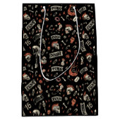 Punk Rock Pattern - Bold & Rebellious Medium Cadeauzakje (Voorkant)