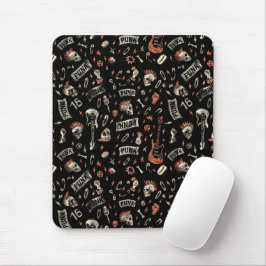 Punk Rock Pattern - Bold & Rebellious Muismat