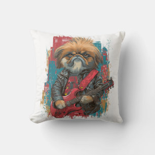 Punk Rock Pekingees � Rebel Dog Kussen