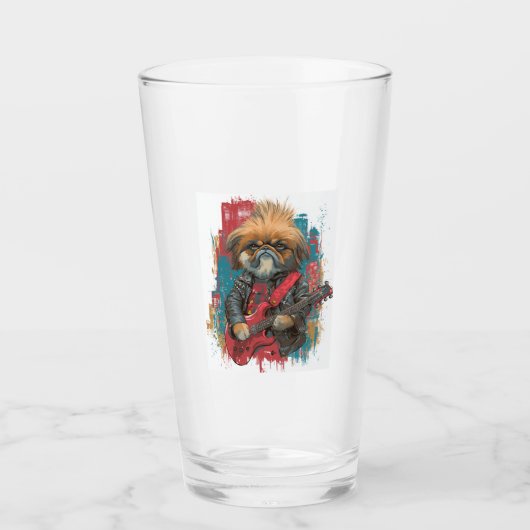 Punk Rock Pekingees � Rebel Dog Glas (Voorkant)