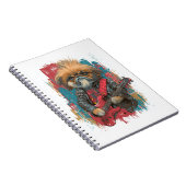 Punk Rock Pekingees � Rebel Dog Notitieboek (Rechterzijde)