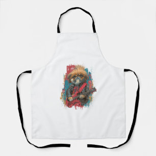 Punk Rock Pekingese - Rebel Dog Schort