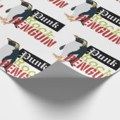 Punk Rock Penguin Cadeaupapier (Hoek)