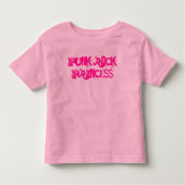 PUNK ROCK PRINCESS KINDER SHIRTS (Voorkant)