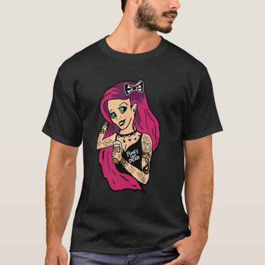 Punk Rock Princess T-shirt (Voorkant)