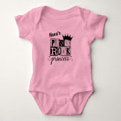 Punk Rock Prinses Romper (Voorkant)