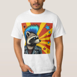 PUNK ROCK RACCOON 2 T-SHIRT