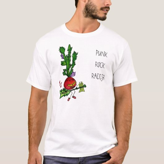 Punk Rock Radish T-Shirt (Voorkant)