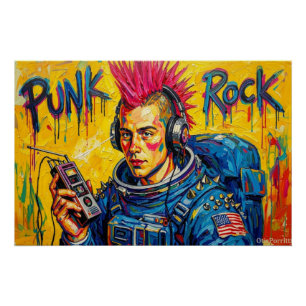 PUNK ROCK RUIMTEVAARDER 4 PERFECT POSTER