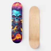 Punk Rock Schedel Persoonlijk Skateboard (Voorkant)