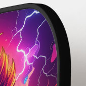 Punk Rock Schedel Pickleball Paddle (Links Detail)
