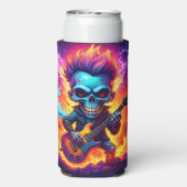 Punk Rock Schedel Seltzer Blikjeskoeler (Seltzer Achterkant)