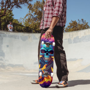 Punk Rock Schedel Skateboard