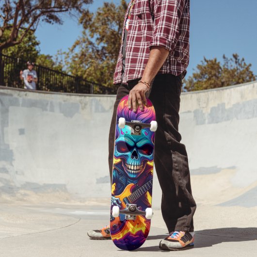 Punk Rock Schedel Skateboard (Buiten 2)