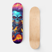 Punk Rock Schedel Skateboard (Voorkant)