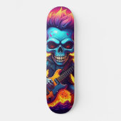 Punk Rock Schedel Skateboard (Voorkant)