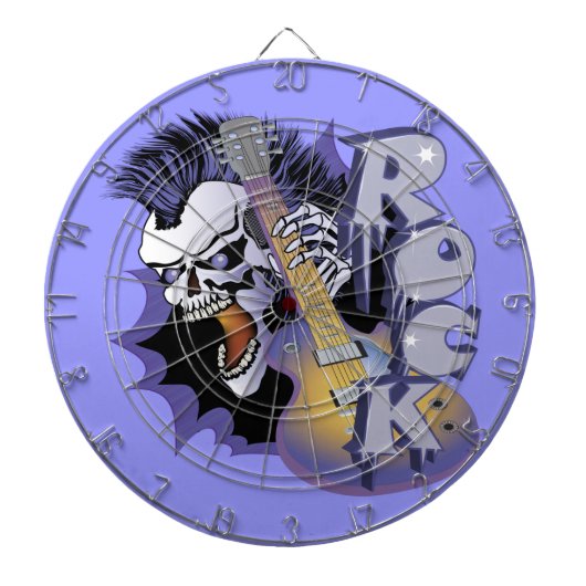 Punk Rock Skull Dartbord (Voorkant)