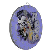 Punk Rock Skull Dartbord (Voorkant Links)