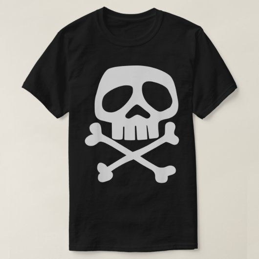 Punk Rock Skull en Botten 1980s Punk Rock Misfit T-shirt (Design voorkant)