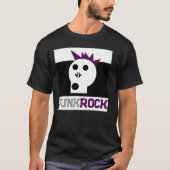 Punk Rock Skullnskin Graphics Tee T-shirt (Voorkant)