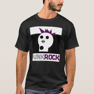 Punk Rock Skullnskin Graphics Tee T-shirt