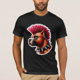 PUNK ROCK STAFFY-RED 2 T-SHIRT